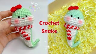 How To Crochet Snake 🐍| Snake Amigurumi | Móc Con Rắn