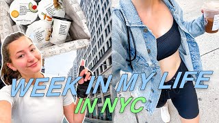 Productive Week In My Life in NYC | planning my week, rumble training review, daily harvest unboxing