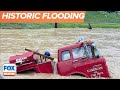 Numerous People Trapped In Hindman, Kentucky As Flash Flooding Continues