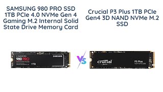 Samsung 980 PRO vs. Crucial P3 Plus NVMe SSD Comparison