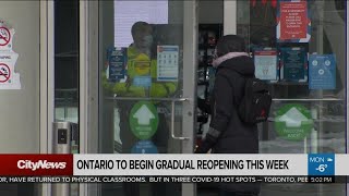 Ontario to begin gradual reopening this week