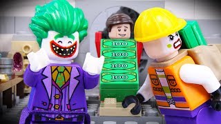 LEGO Joker Bank Robbery Fail STOP MOTION LEGO Batman vs Joker | LEGO Superheroes | Billy Bricks
