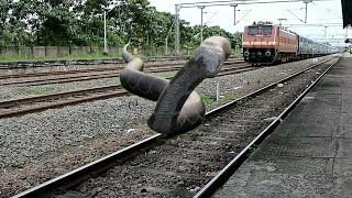 Anaconda & train || funny vfx magic video #shorts #viral #trending