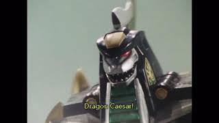 Zyuranger burai and Dragon Cesar