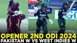 Opener | Pakistan Women vs West Indies Women | 2nd ODI 2024 | PCB | M2F2A