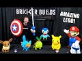 Amazing Life-Size LEGO Models by Bricker Builds – Star Wars, Pokémon, Marvel & More!