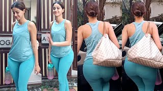 बंदी Toh B0mb बन गई Hai Yaar 😱 💣 Ananya Pandey Getting HOtter Day By Day Flaunnts Huge Figur In Yoga