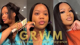 get ready with me for brunch babes 🌞 Hair + Makeup + Fragrance & Outfit