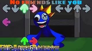 FNF VS Blue [FNF but After Rainbow] No friends like you