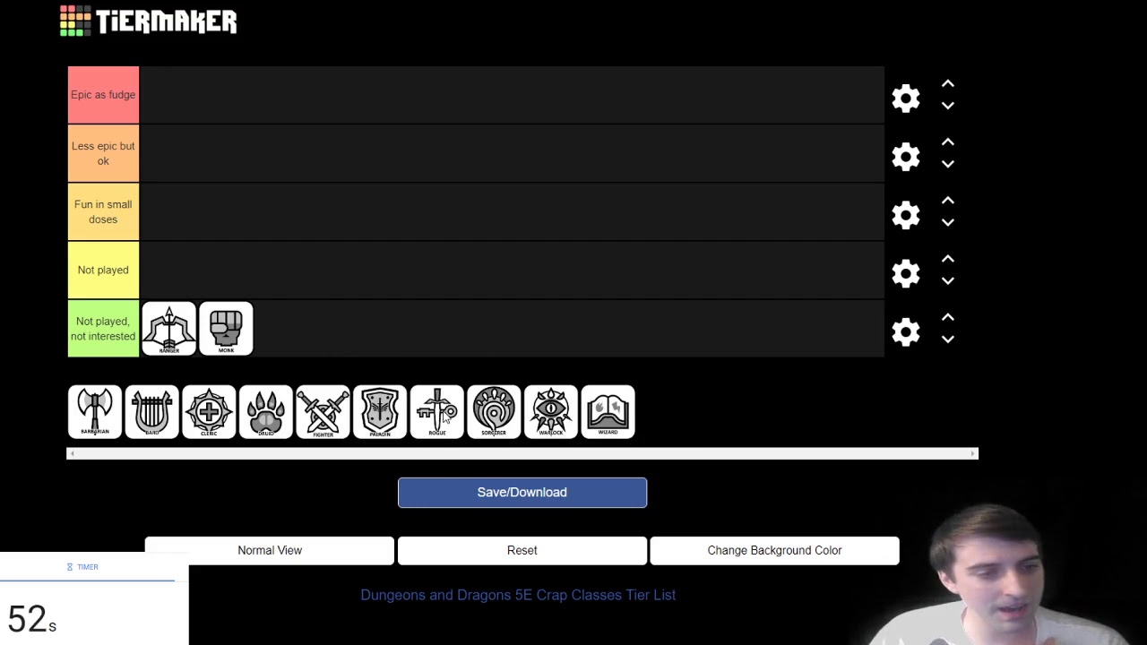 Dnd 5e Tier List