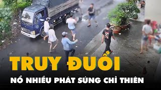 Video cảnh sát truy đuổi, nổ nhiều phát súng chỉ thiên bắt đá gà ăn tiền ở Hóc Môn