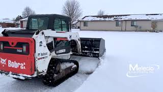 Skid Steer Sectional Trip Edge Snow Push