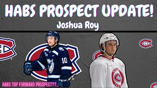 Habs Prospect Update - Joshua Roy