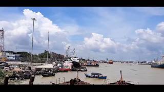 Chittagong Sadarghat Exclusive View in a  shiny day