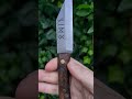 handmade 22cm fulltang germanic norse seax knife with american walnut and wenge wood handle.