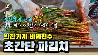 초간단 파김치 만들기 - green onion kimchi