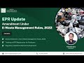 EPR Update Webinar Highlights | Producers | E-Waste Management Rules, 2022