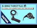 Linear Hall effect on E-Bike Throttle - Understanding & Testing #ebiker #ebikeThrottle #hallsensor