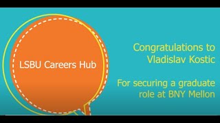 How I secured a graduate role with BNY Mellon - Vladislav Kostic