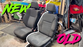 Dodge Charger/Challenger Seat Removal \u0026 Instal!