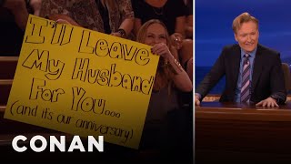 The Audience Lady With A Crush On Conan | CONAN on TBS