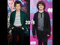 steve harrington vs dustin henderson through the years 🌟 shorts thenandnow