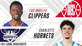LA Clippers at Charlotte Hornets | Full Game Highlights