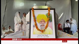 Fauja Singh passes away (1911 - 2025) funeral (2) (UK/India) - UK News - 21/July/2025