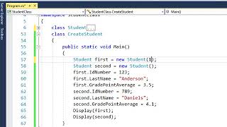 CS Overloaded Constructor