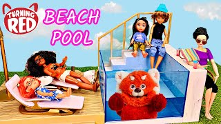 Disney Pixar Turning Red Mei Goes on Beach Vacation Part 2