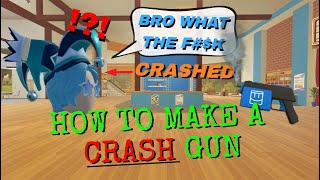 How To Make A Crash Gun IN RECROOM (PATCHED)