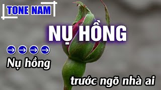 Nụ Hồng Karaoke Tone Nam ( Em ) Beat Mới | Karaoke Đăng Khôi