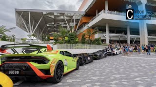 60 Lamborghini Gathers - One Punggol Community Club Official Opening \u0026 Children Day Celebration 2022