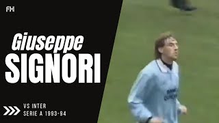 Giuseppe Signori ● Goal and Skills ● Inter 1:2 Lazio ● Serie A 1993-94