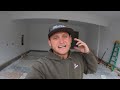 how to apply primer on new drywall walls full interior building a $350 000 custom house ep 39