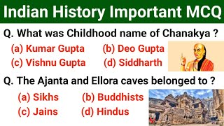 Indian History Important MCQ | History Important MCQ Questions for all competitive exam