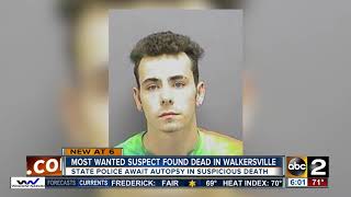 Most wanted suspect found dead outside Frederick