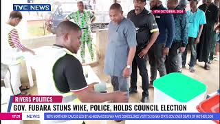 2024 Revie: Gov. Fubara Stuns Wike, Police, Holds Council Election