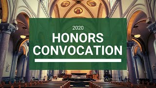 Honors Convocation 2020
