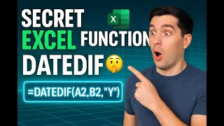 Unlock Excel’s Hidden DATEDIF Function | Calculate Age, Experience & Duration Easily!