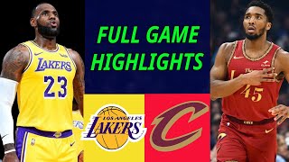 Los Angeles Lakers  Vs Cleveland Cavaliers   FULL Game  |  Jan 12,2025 NBA TODAY