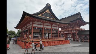 DJI action 4 2023年08月18日游览京都的伏见稻荷大社Visit Fushimi Inari Shrine in Kyoto京都の伏見稲荷大社に参拝