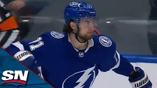 Lightning's Anthony Cirelli Jets In To Beat Connor Hellebuyck Shorthanded