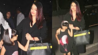 Aishwarya Rai Leaves For Cannes With Daughter Aaradhya Bachchan
