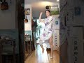 the proprietress of the porcelain shop dances