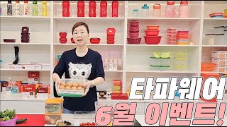 타파웨어 6월 놓치면 땅을 치고 후회할 제품 짜란~~~타파웨어 저장용기 셋트 나눔도 가능해요^^ 어서 어서 득템하세요