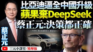 車企革命！比亞迪「核彈級官宣」全民智駕！7萬海鷗拼百萬豪車！蘋果棄DeepSeek聯手阿里巴巴！蔡正元：決策和方向都對了！@BNETVNZ