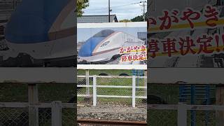 【武生駅】この広告あるけど北陸新幹線の越前たけふ駅は離れてる...#shorts #北陸本線 #ハピラインふくい