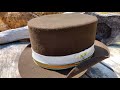 Custom hatmaker creates one of a kind custom felt hats. Bespoke felt hat making start to finish.