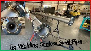 Tig Welding “Thick” Stainless Steel Pipe - Walking The Cup!